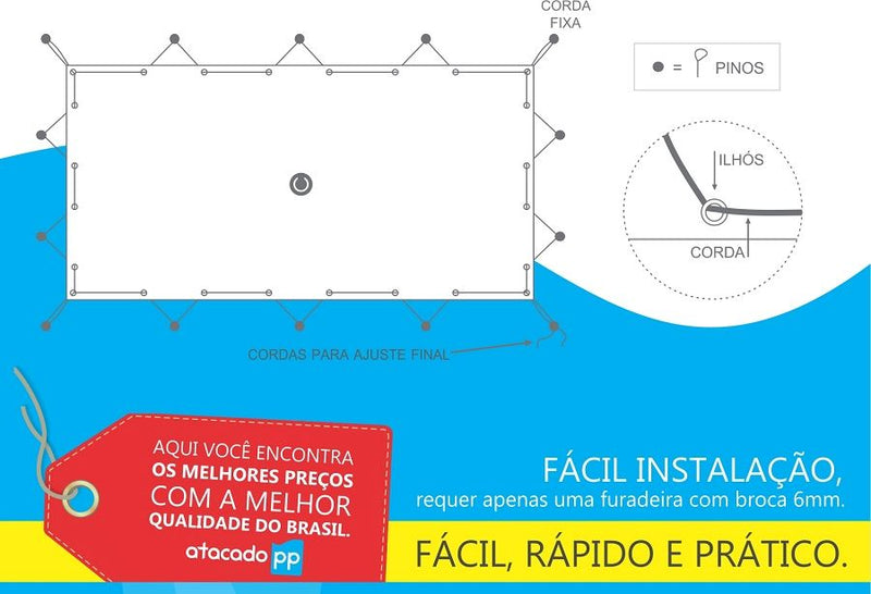 6,5x3,5 Proteção 340 Micras